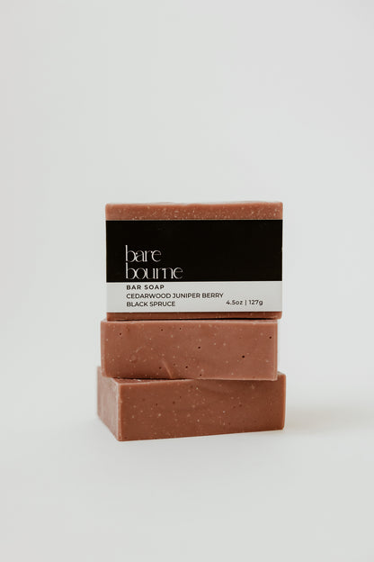 Cedarwood, Juniper Berry, Black Spruce Bar Soap