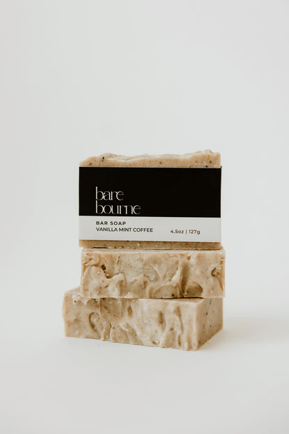 Vanilla Mint Coffee Bar Soap