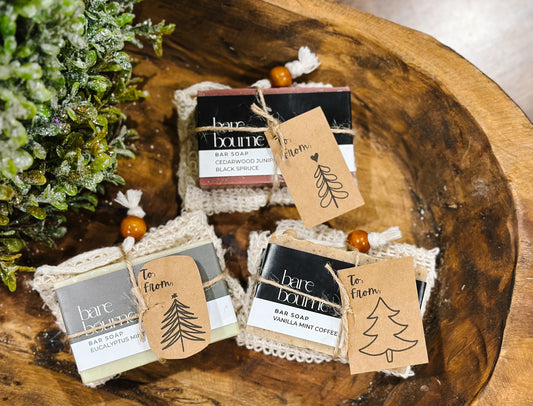 Bar Soap & Sisal Gift Set